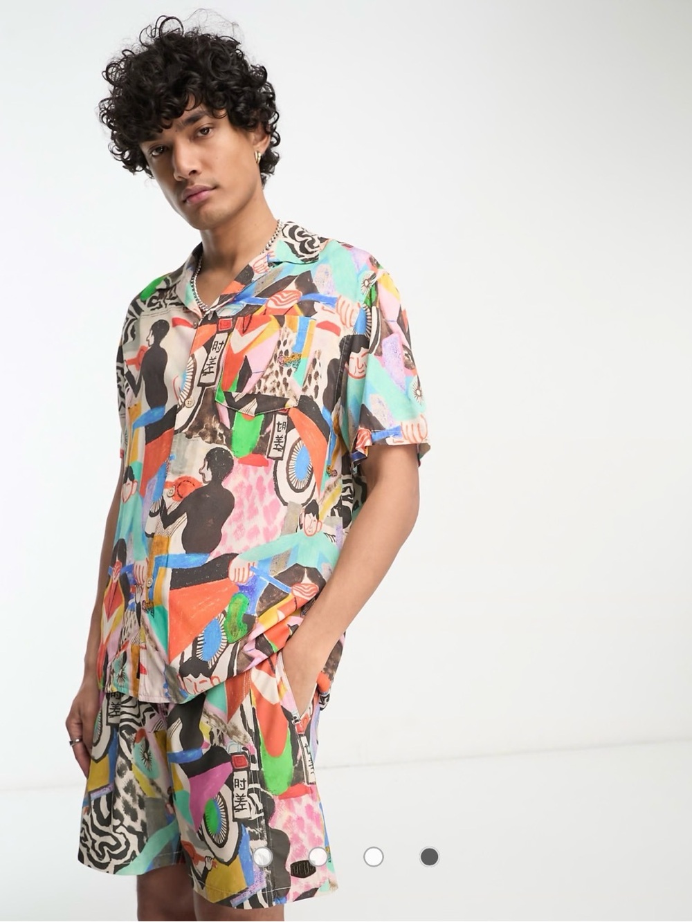 Men's Deus Ex Machina Vespacific Short-Sleeve Button-Down Shirt